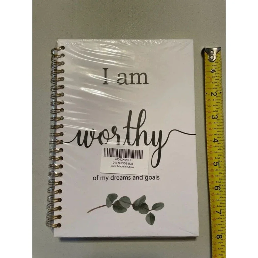 I Am Worthy Dreams and Goals Journal  notebook